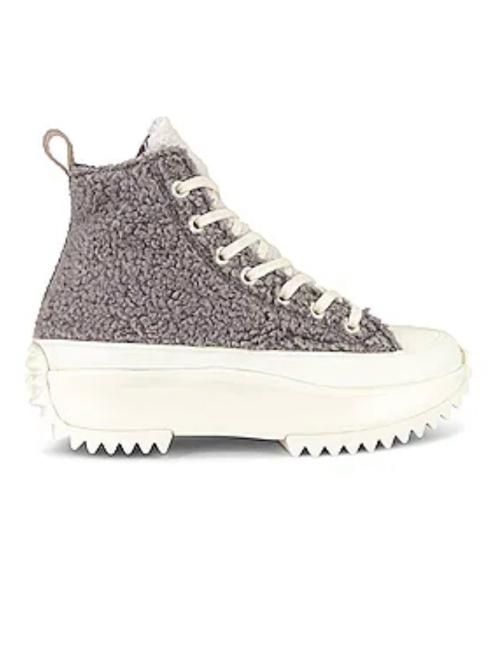 Converse Run Star Hike Sherpa Lined Sneakers In Vapor Mauve Size 9